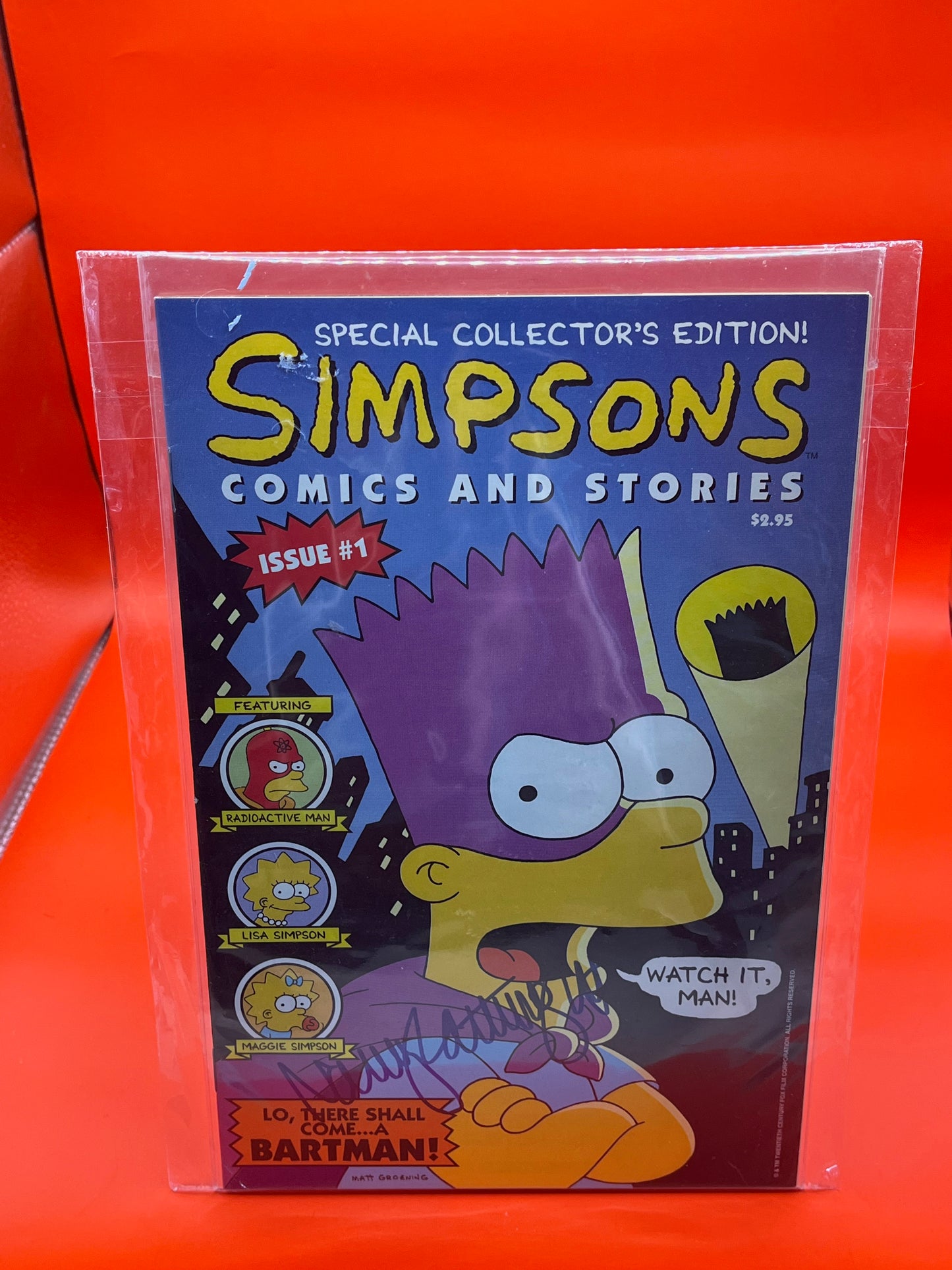 The Simpsons Comic Book Signed by Nancy Cartwright