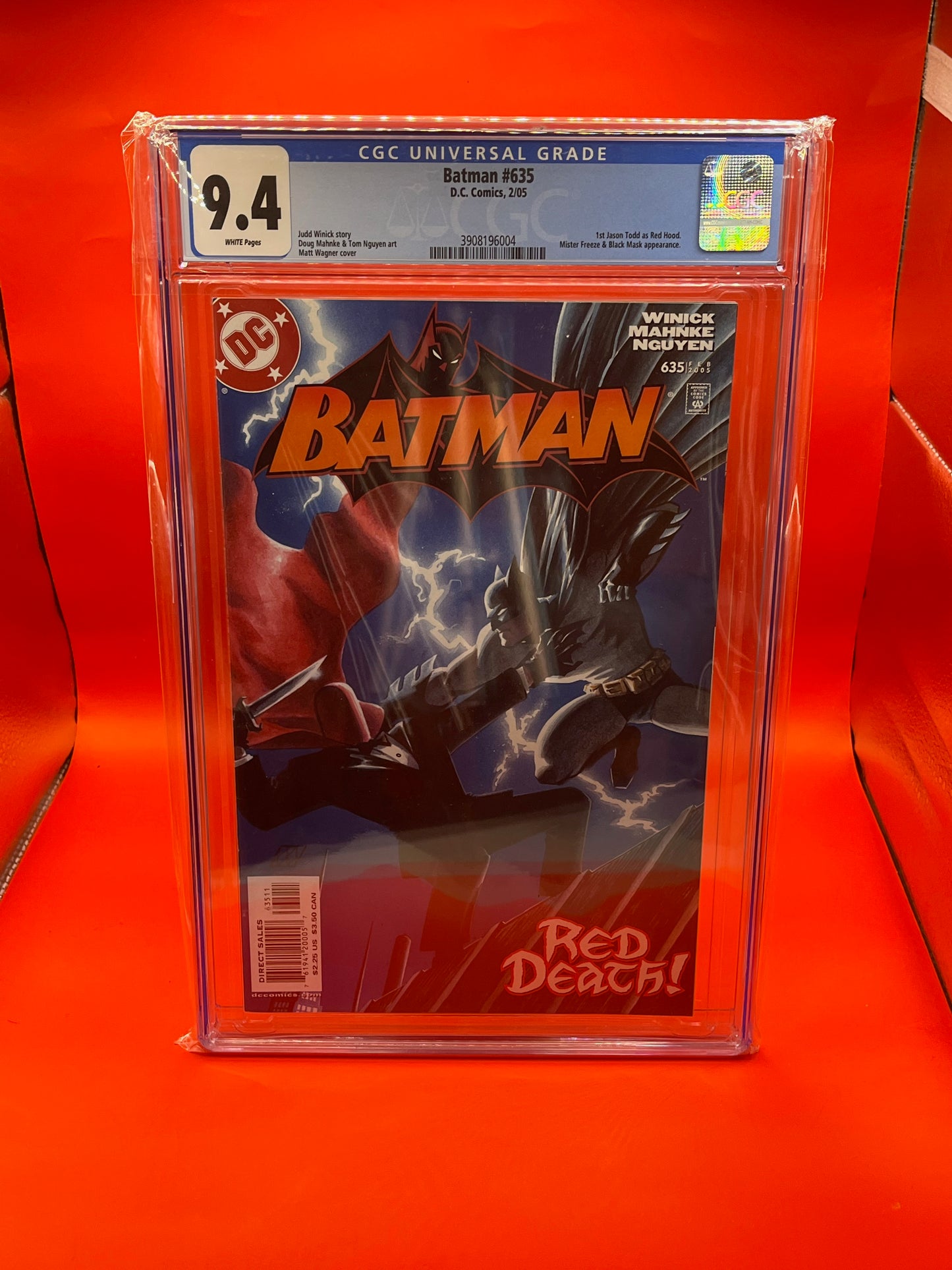 Batman "Red Death" Number 635 Slabbed Comics