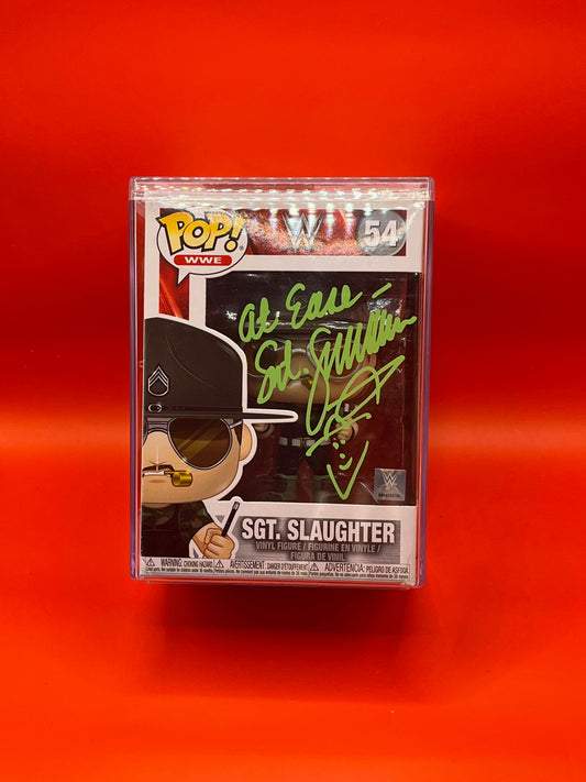 Signed SGT Slaughter