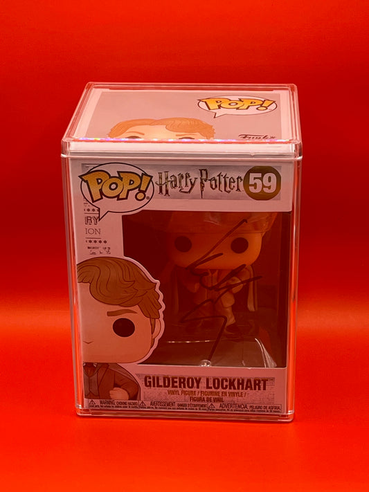 Signed Funko Gildroy Lockhart signed by Kenneth Branagh