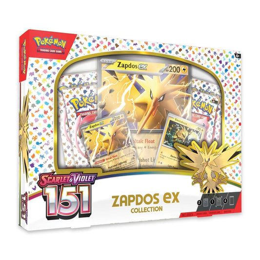 Scarlet and Violet Zapdos EX collection