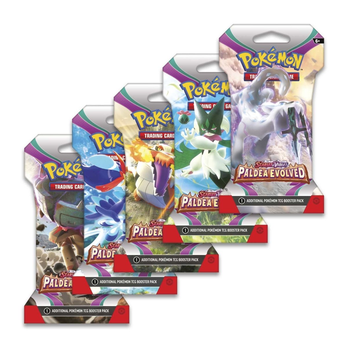 Scarlet and Violet Paldea Evolved Booster Packs 5 Packs for £20.00