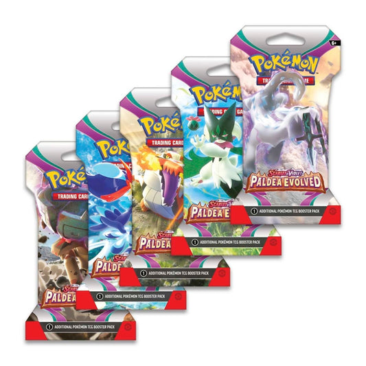 Scarlet and Violet Paldea Evolved Booster Packs 5 Packs for £20.00