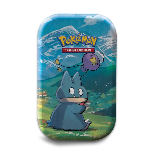 Pokemon Mini Tin contains 2 Pokemon Booster Packs