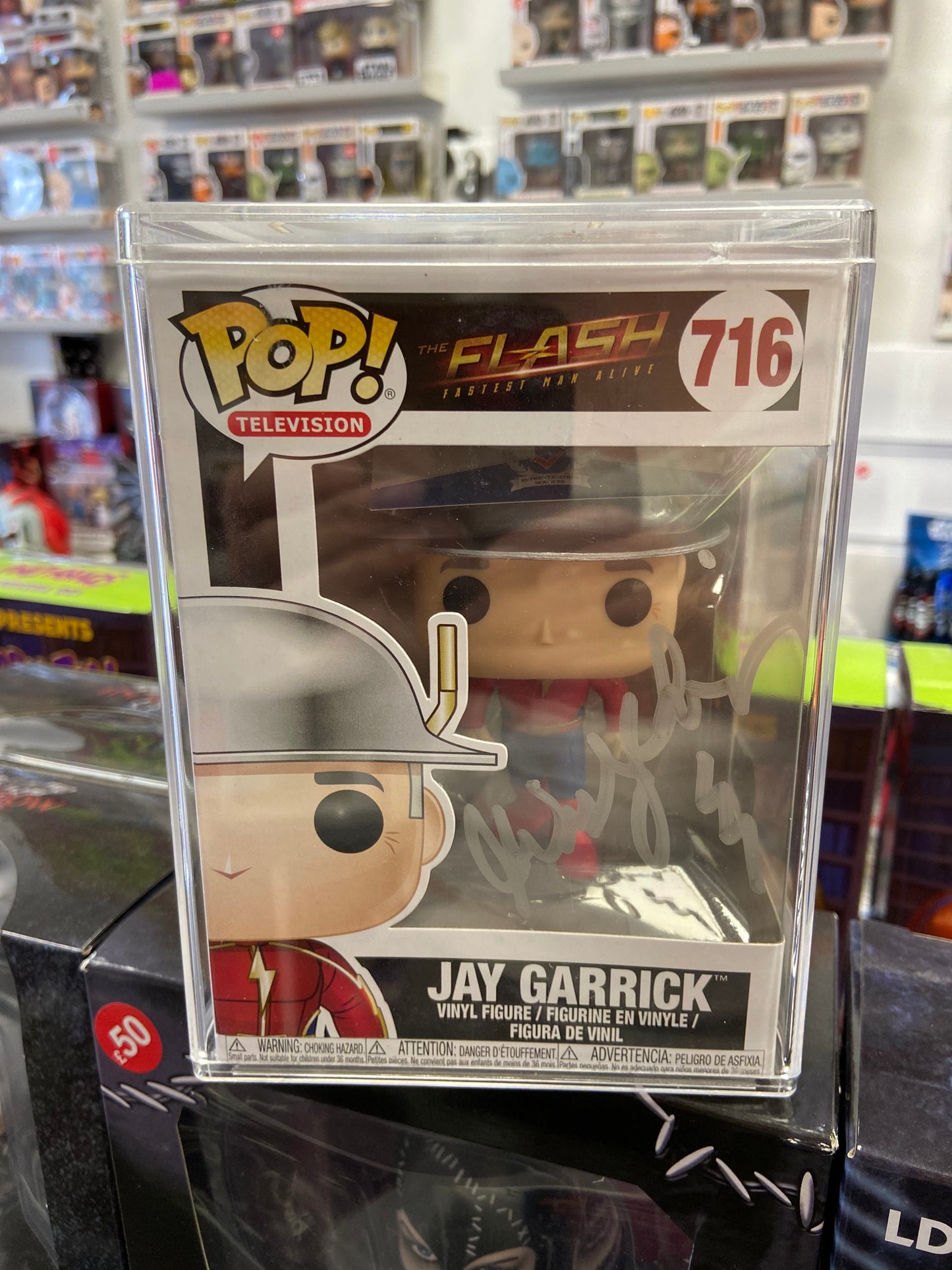 Signed Funko Pop Jay Garrick Flash