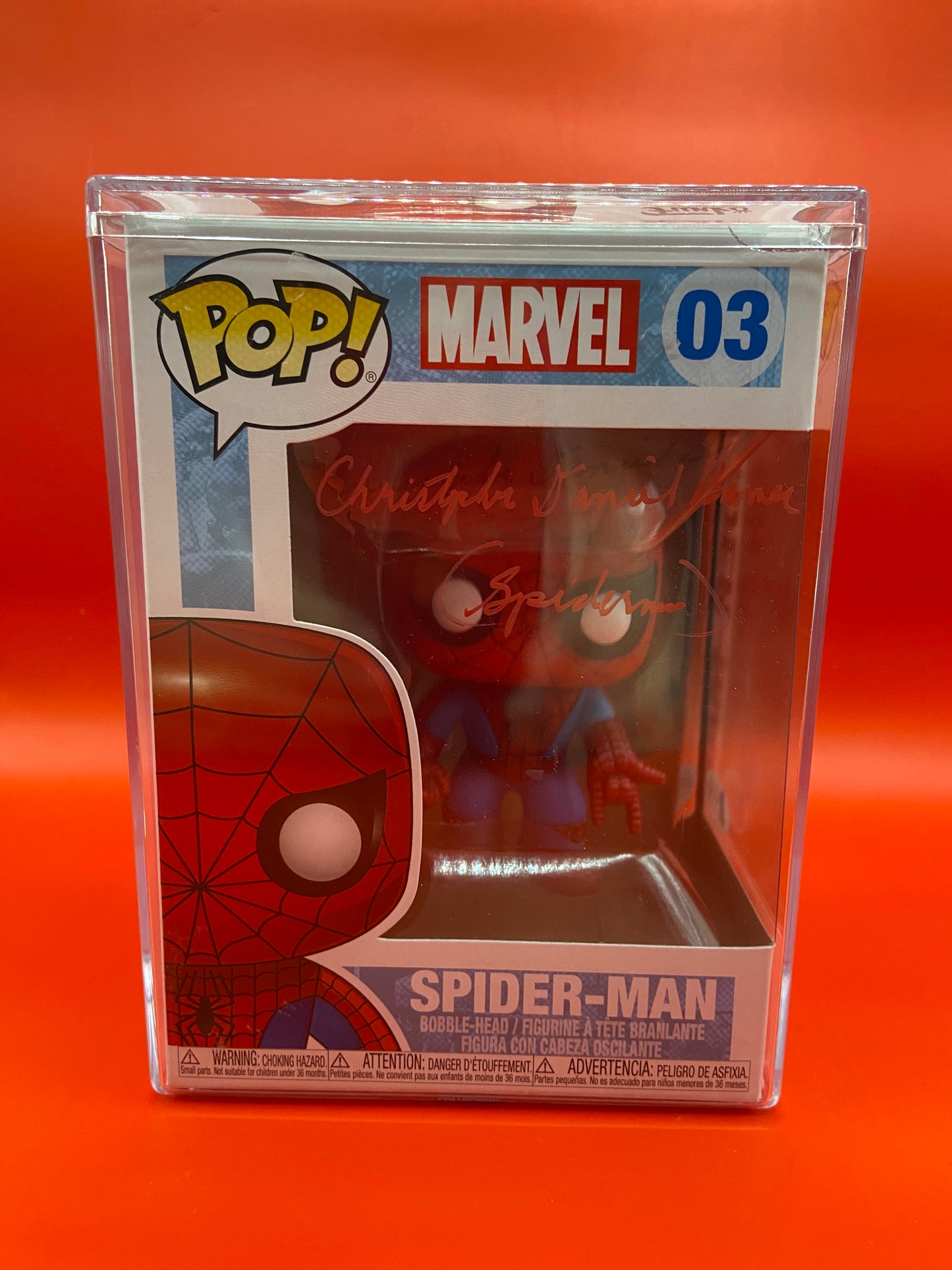 Signed Spiderman by Christopher Daniel Barnes