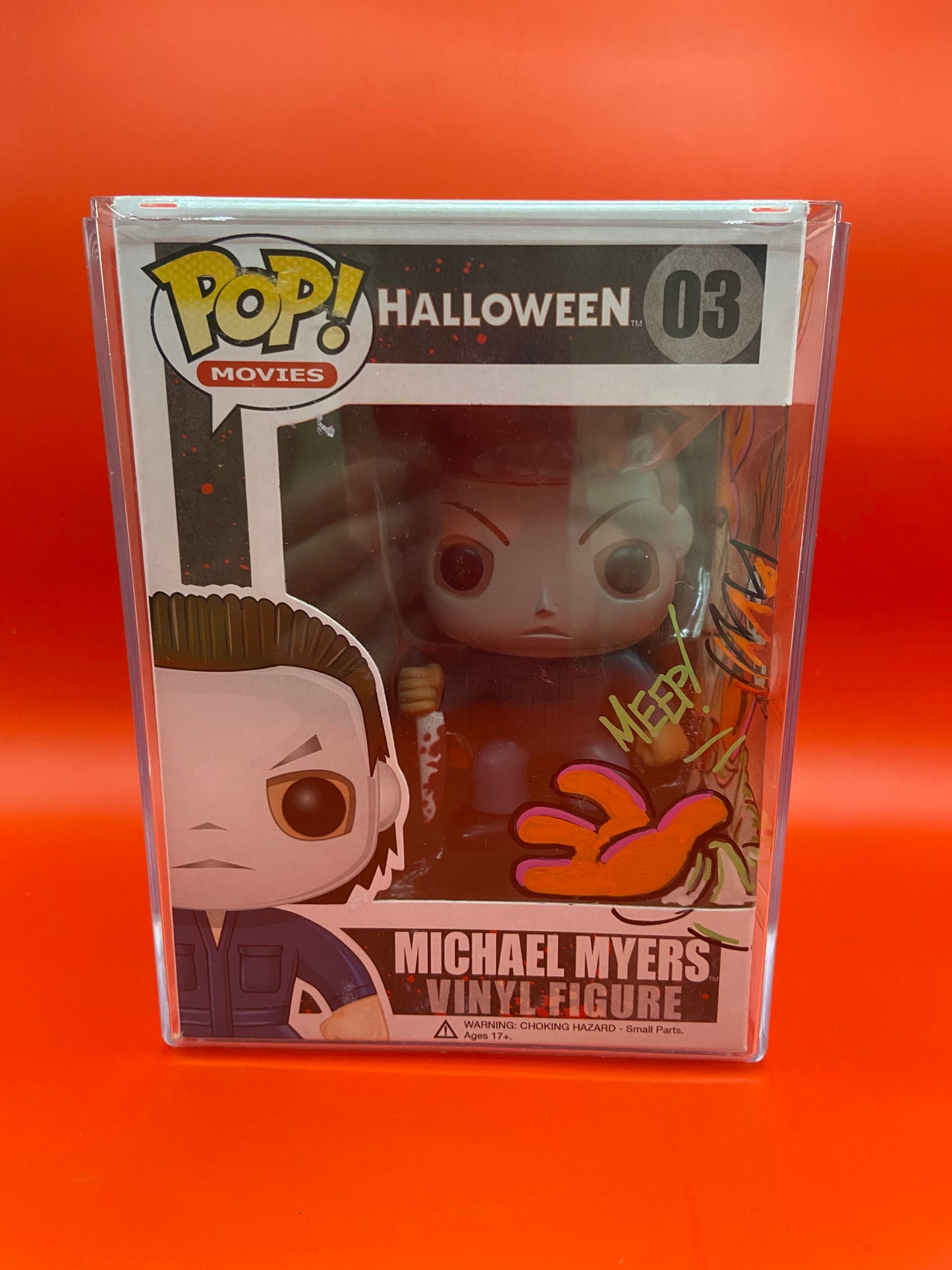 Signed Micheal Myers signed by Guy Gilchrist (writer)  Funko Pop