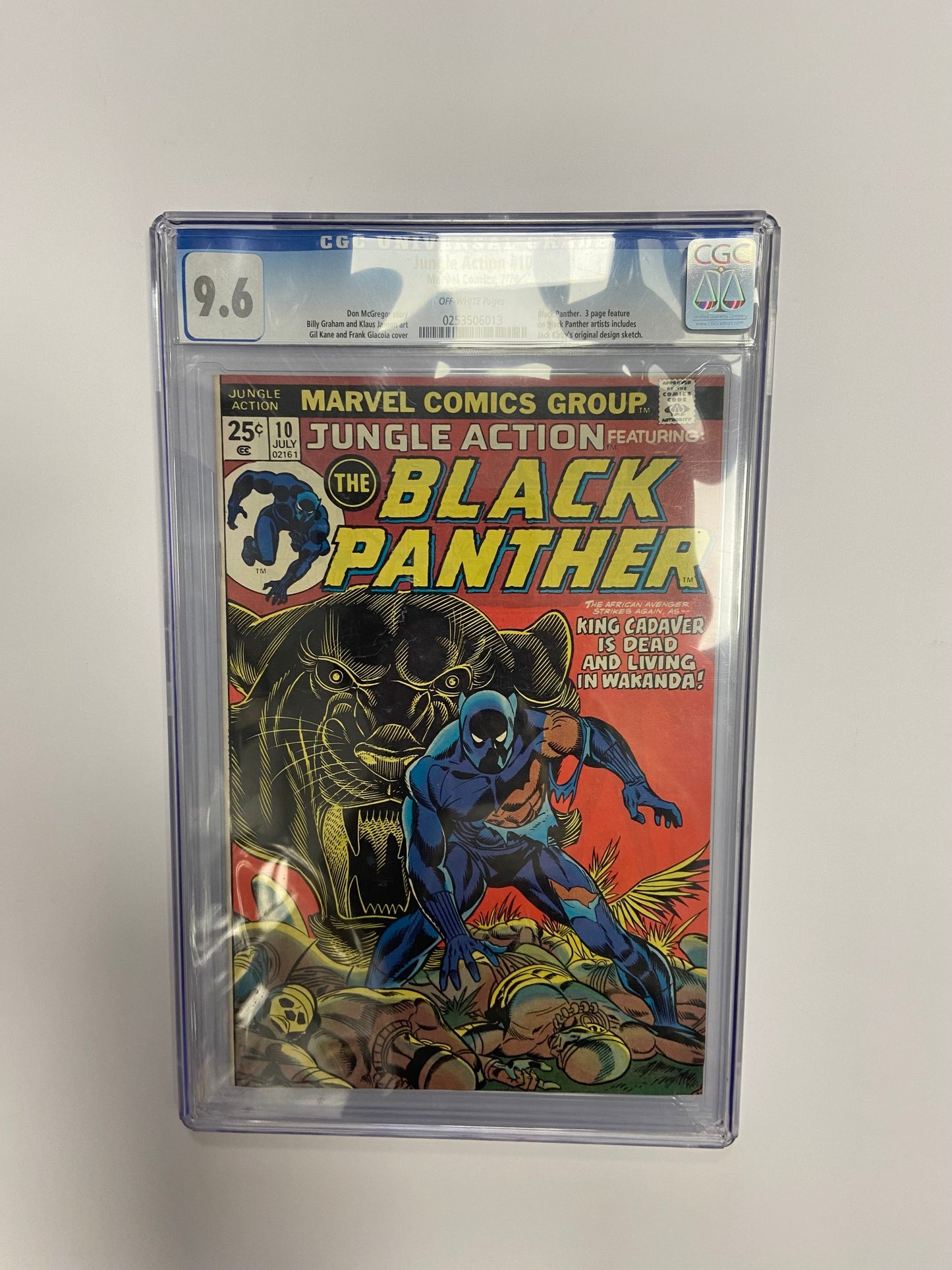 Marvel Jungle Action 10 The Black Panther CGC 9.6