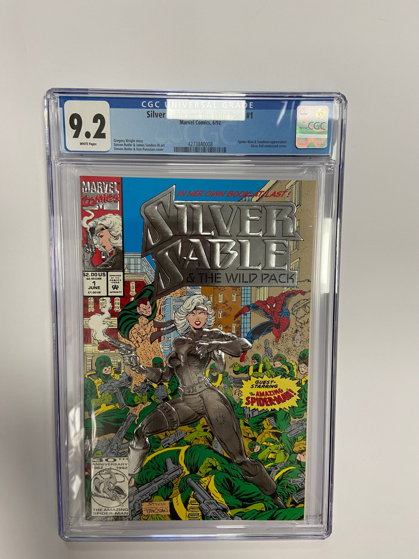 Silver Sable and The wild Pack CGC 9.2