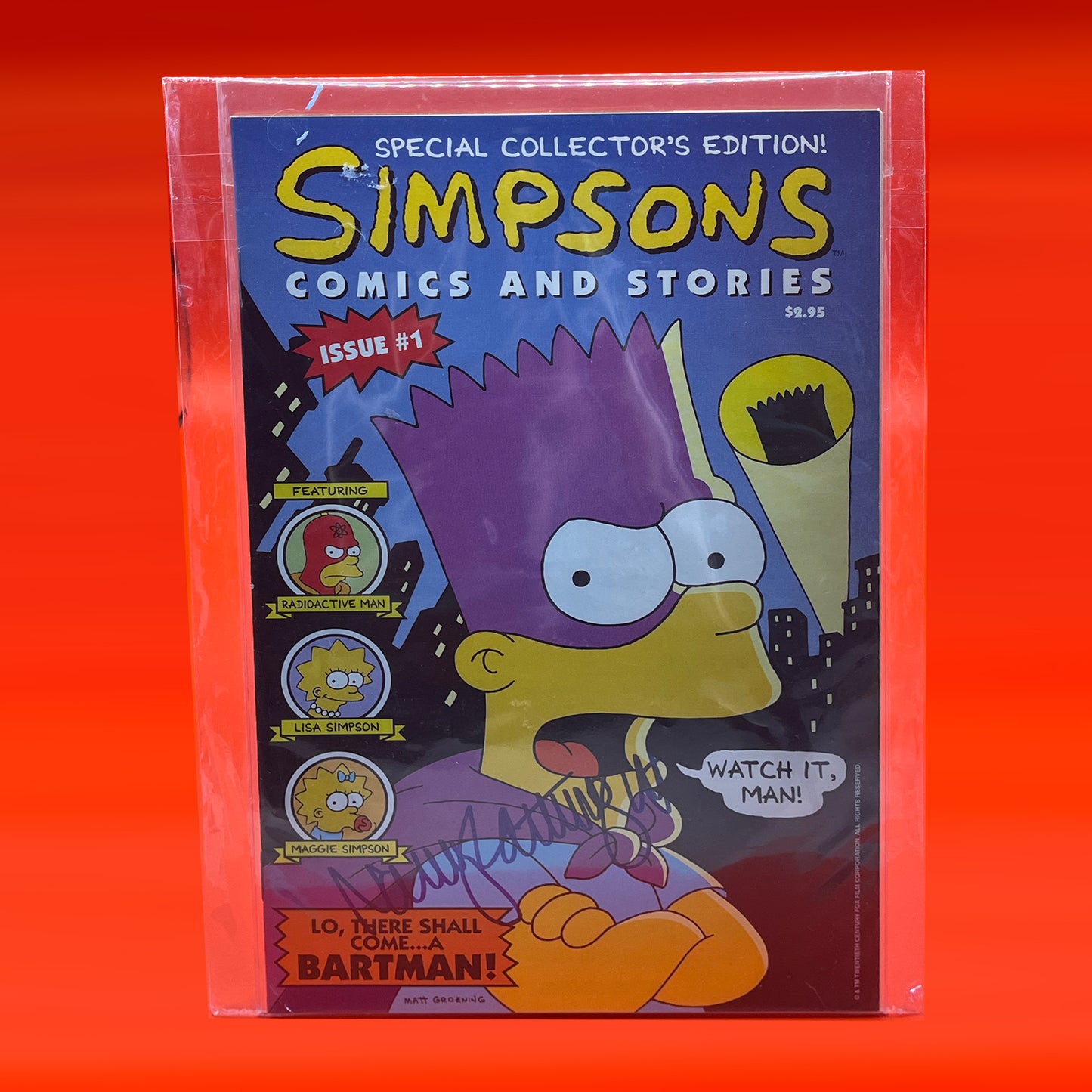 The Simpsons Comic Book Signed by Nancy Cartwright