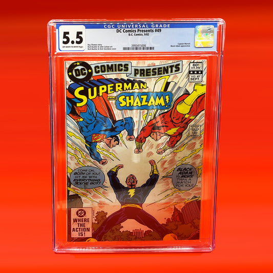 Superman and Shazam 45 Slabbed Comic