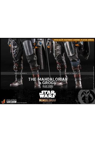 Star Wars HOT TOY The Mandalorian Action Figure 2-Pack 1/6 The Mandalorian & Grogu