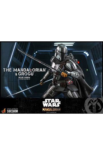 Star Wars HOT TOY The Mandalorian Action Figure 2-Pack 1/6 The Mandalorian & Grogu