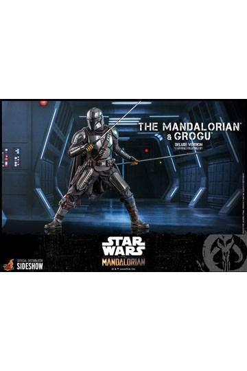 Star Wars HOT TOY The Mandalorian Action Figure 2-Pack 1/6 The Mandalorian & Grogu