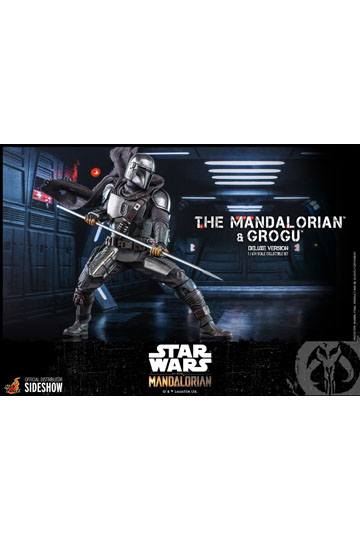 Star Wars HOT TOY The Mandalorian Action Figure 2-Pack 1/6 The Mandalorian & Grogu