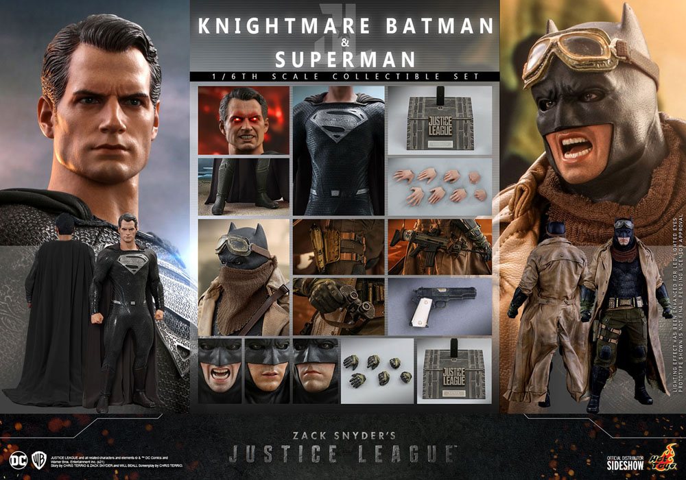 Zack Snyder's Justice League Action Figure 2-Pack 1/6 Knightmare Batman Hot Toys