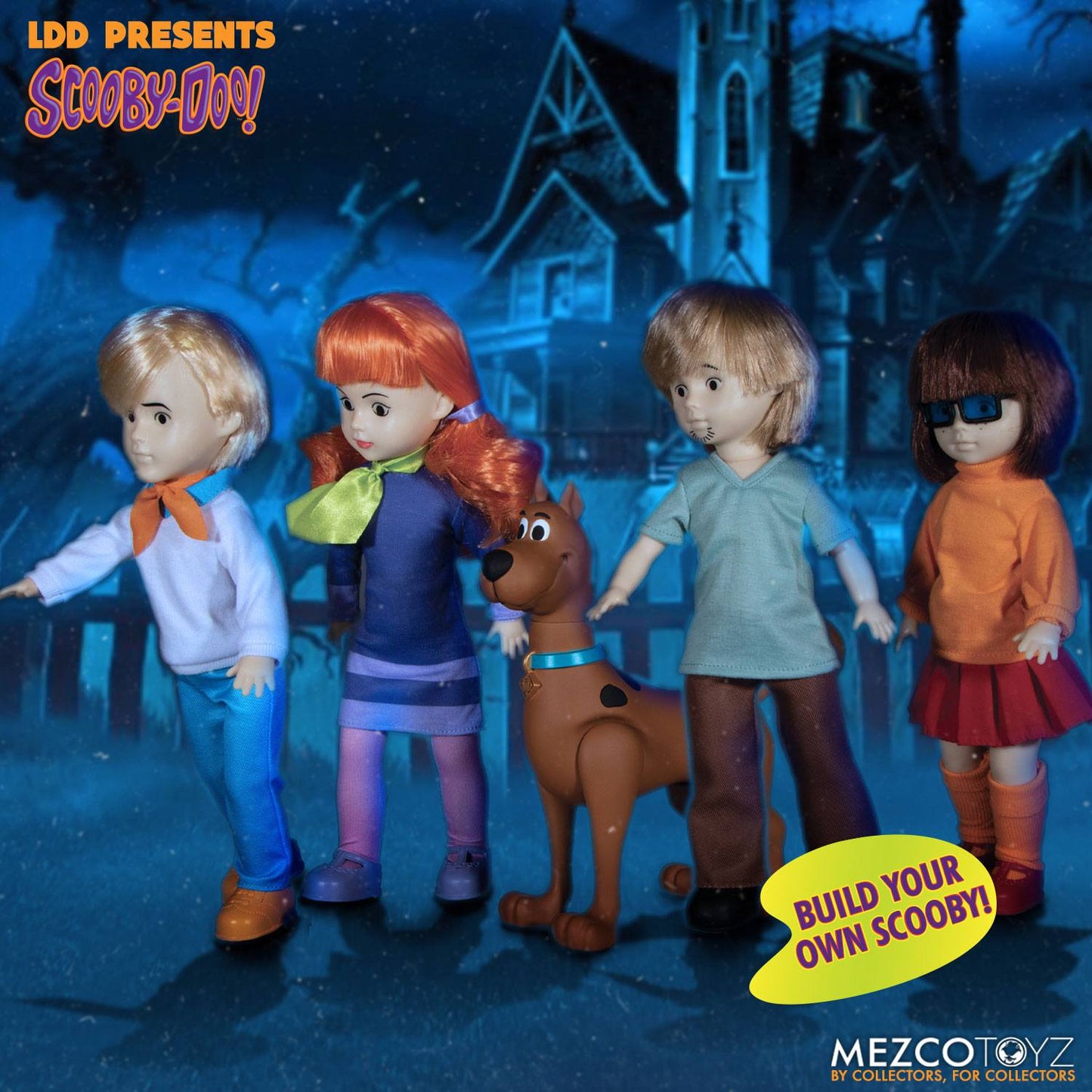 Scooby-Doo & Mystery Inc Build A Figure Living Dead Dolls 25 cm Daphne & Shaggy Assortment